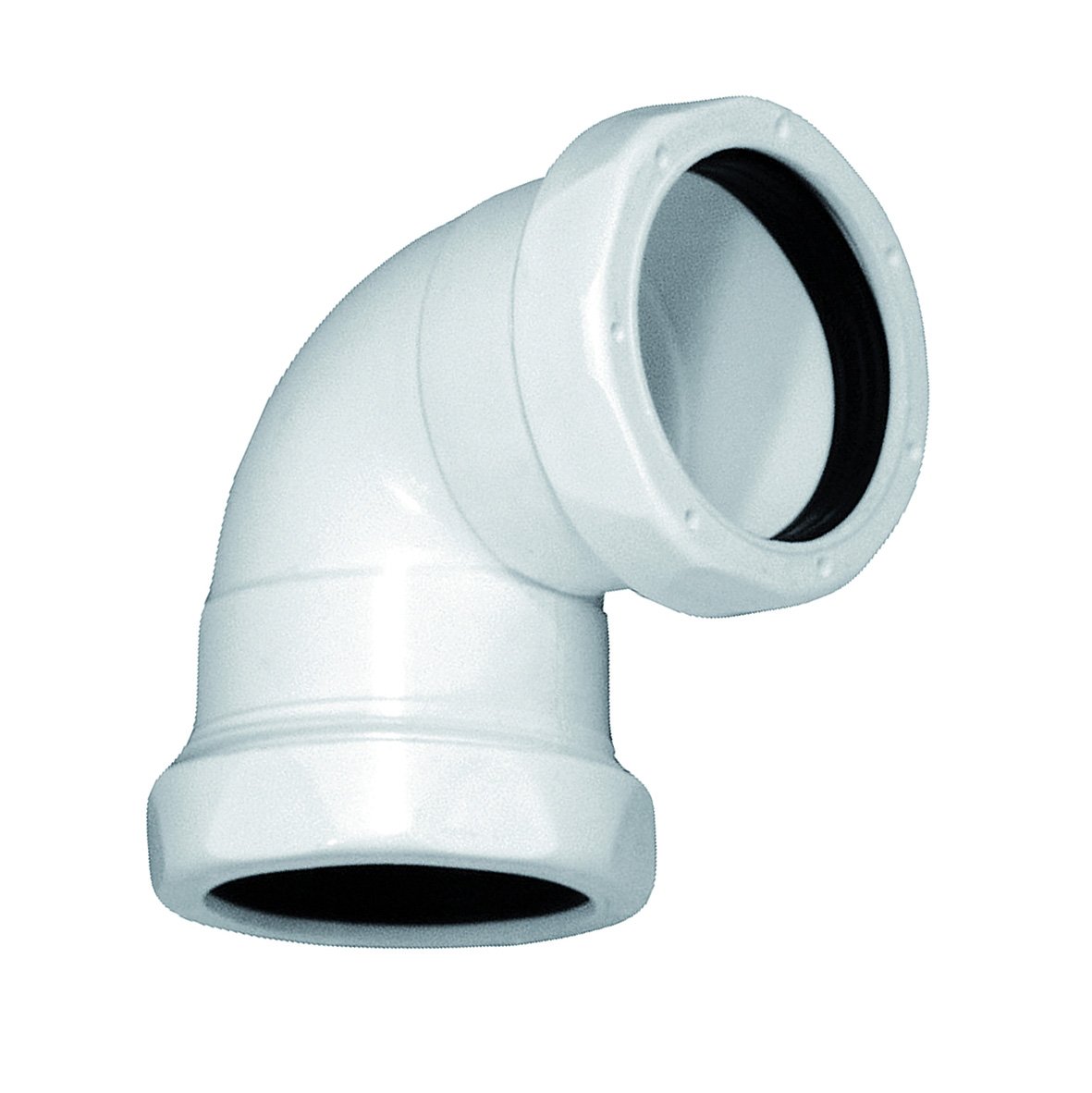 1 - Kiinteistöviemäröinti Kulmayhde 90° Purus 32mm PP valkoinen