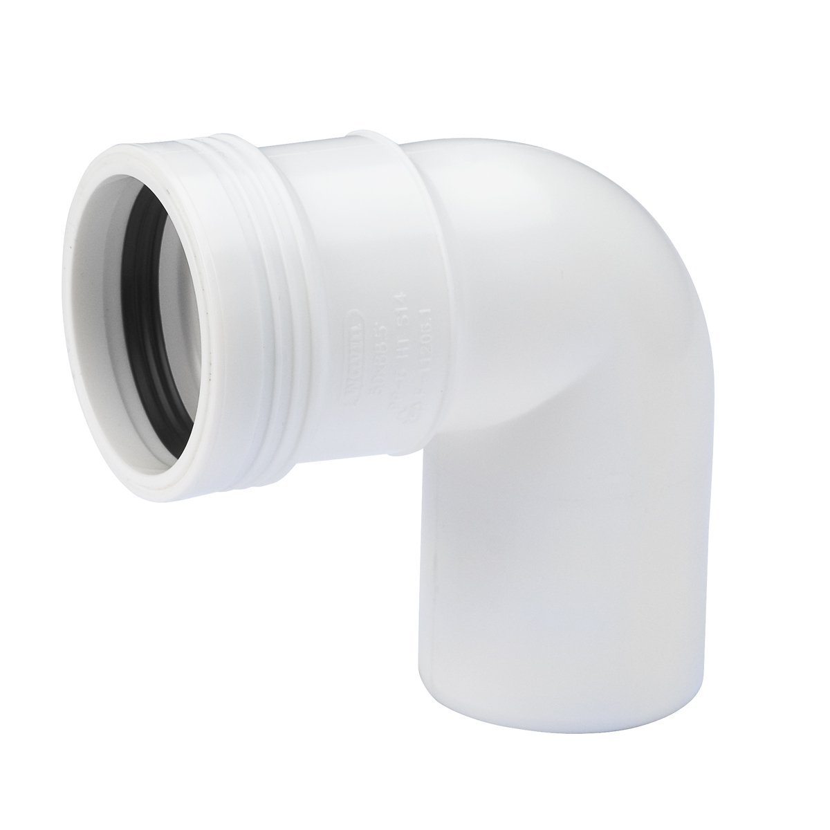 1 - Kiinteistöviemäröinti Viemärikulma Wavin Wafix PP 50x88.5° valkoinen