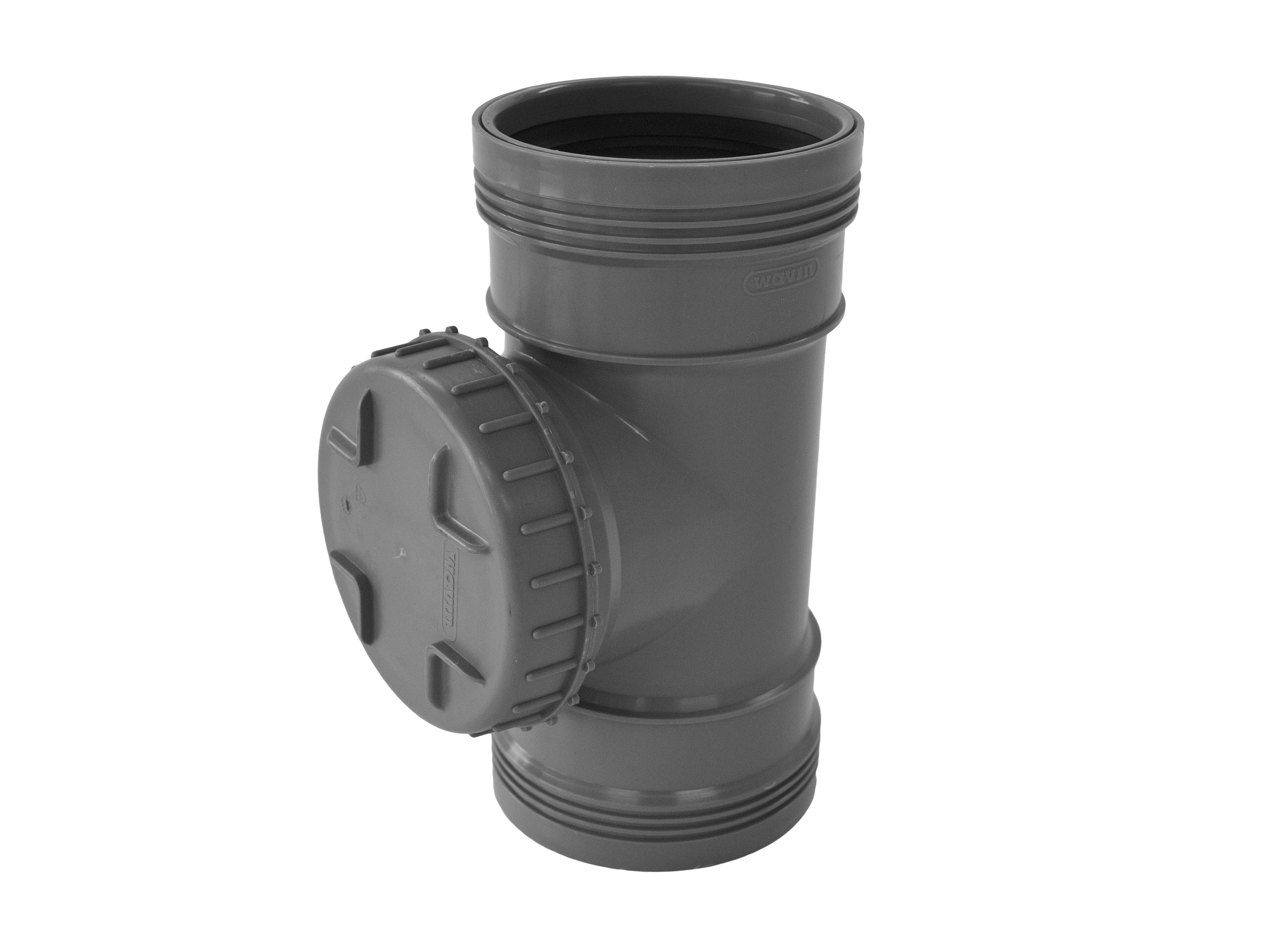 1 - Kiinteistöviemäröinti Muhvipuhdistusyhde Wavin Wafix PP 110mm L=256mm