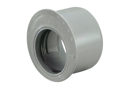 1 - Kiinteistöviemäröinti Pystysupistus Wavin Wafix PP 75/50mm harmaa