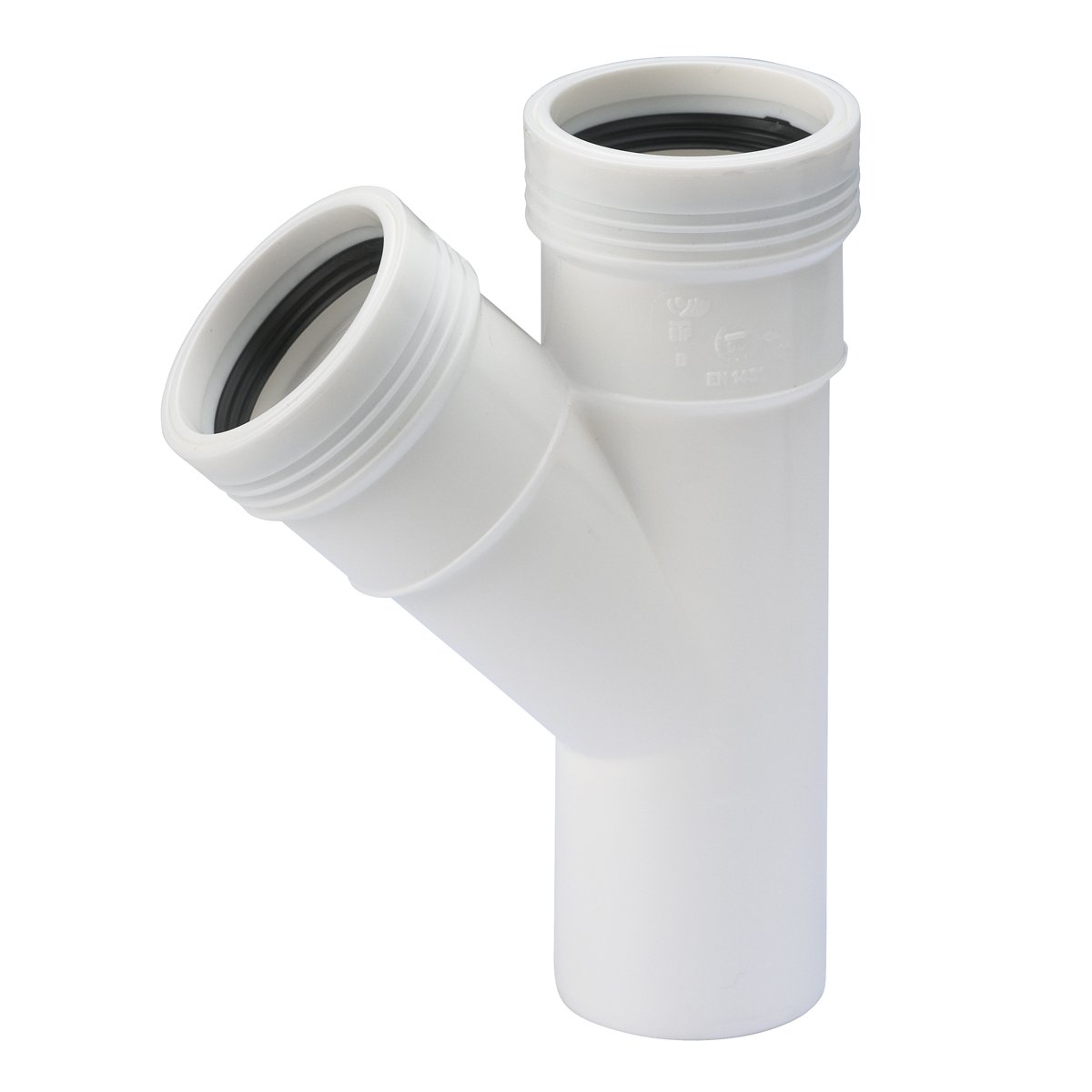 1 - Kiinteistöviemäröinti Haarayhde Wavin Wafix PP 32/32x45° valkoinen