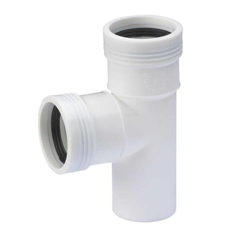 1 - Kiinteistöviemäröinti Haarayhde Wavin Wafix PP 32/32x88,5° valkoinen