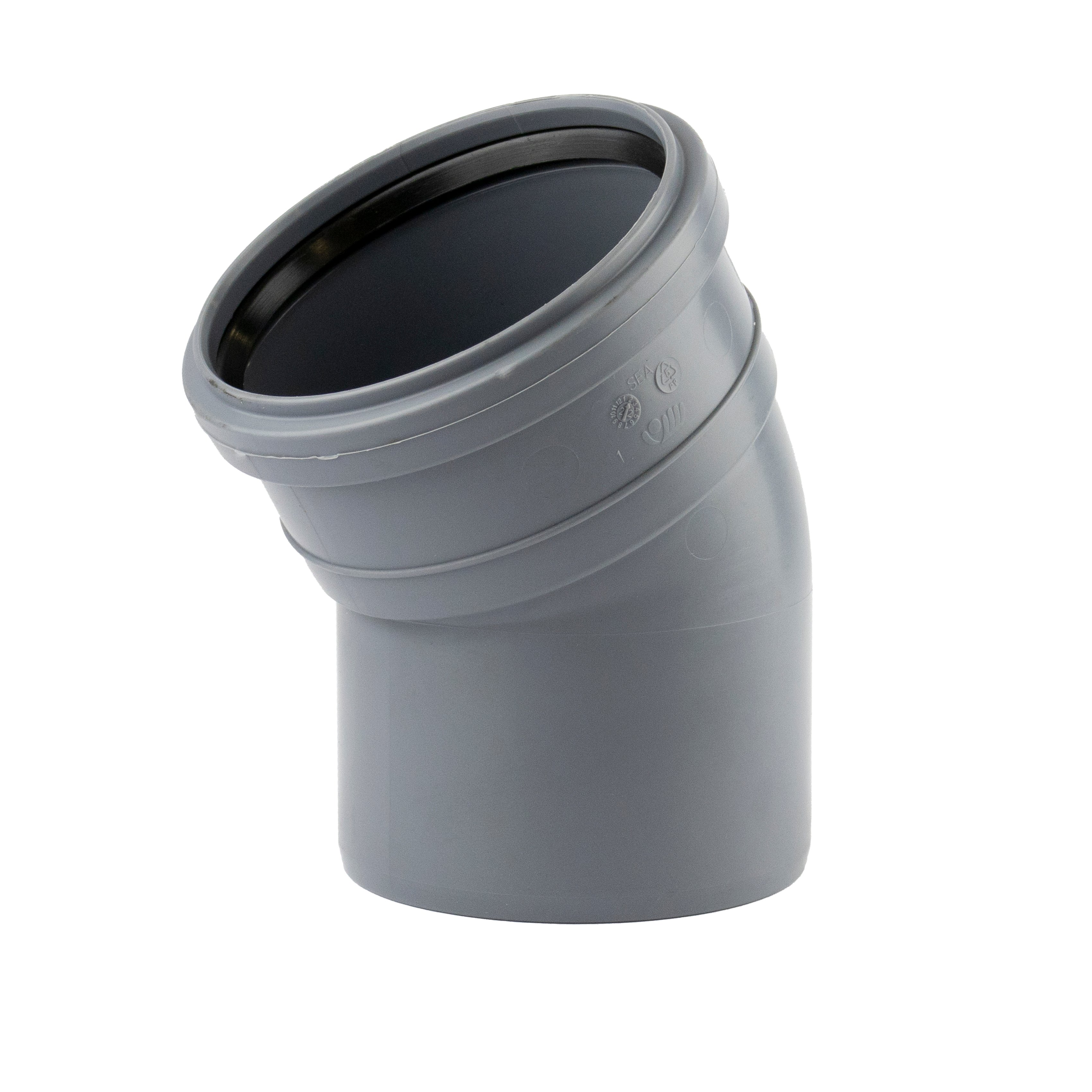 1 - Kiinteistöviemäröinti Kulmayhde VOTEC PP 110mm 30° harmaa