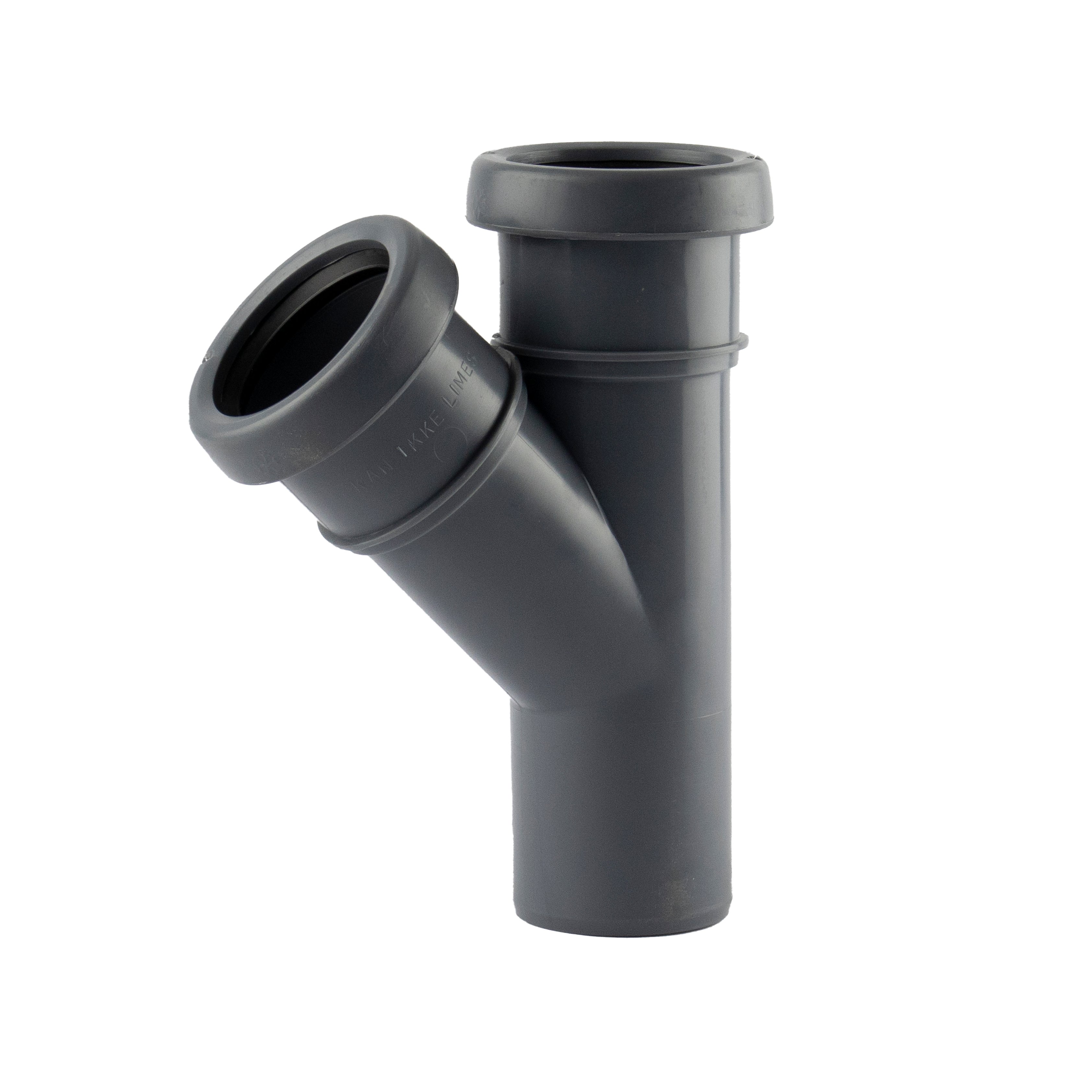 1 - Kiinteistöviemäröinti Haarayhde VOTEC PP 50/50/45° harmaa