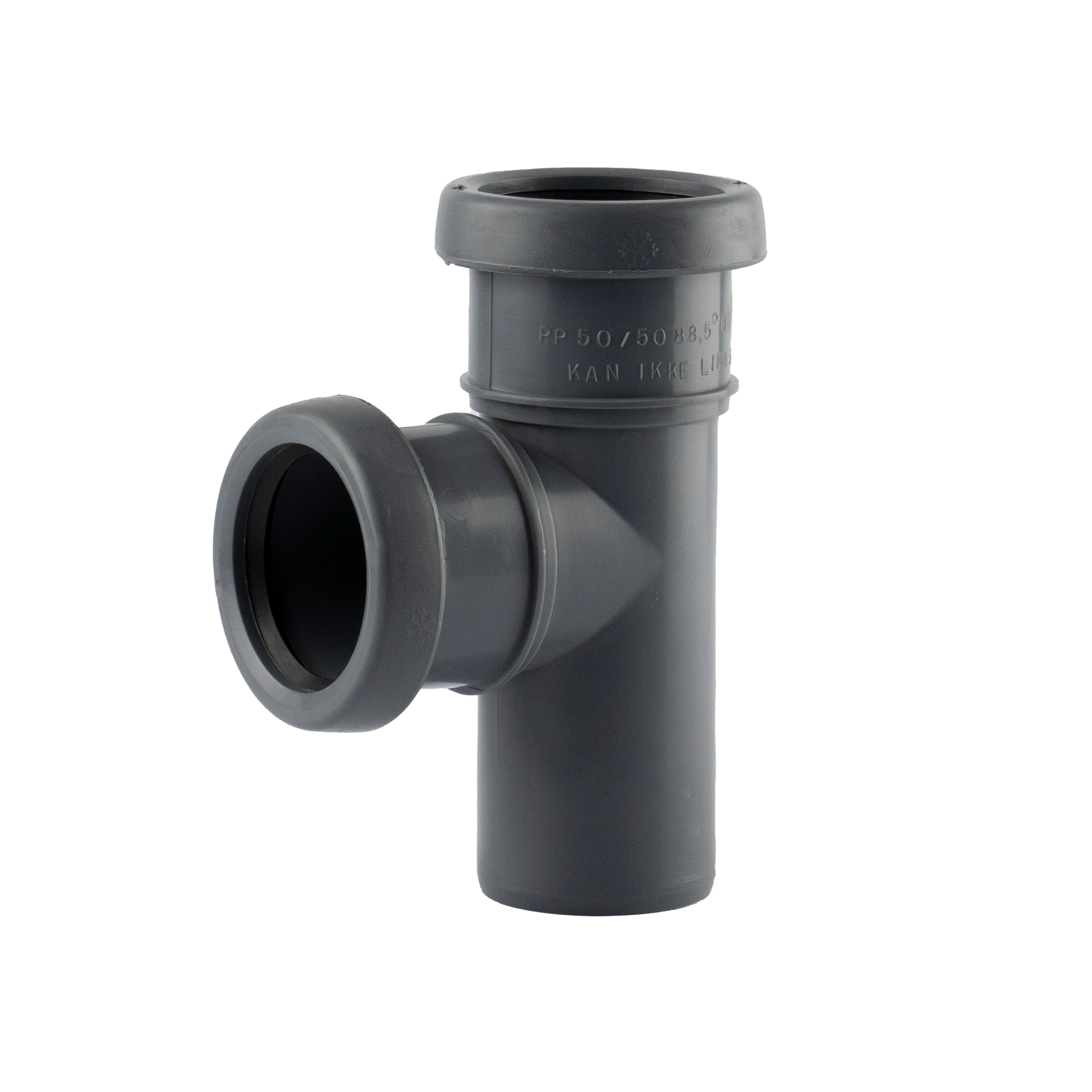 1 - Kiinteistöviemäröinti Haarayhde VOTEC PP 50/50 88.5° harmaa