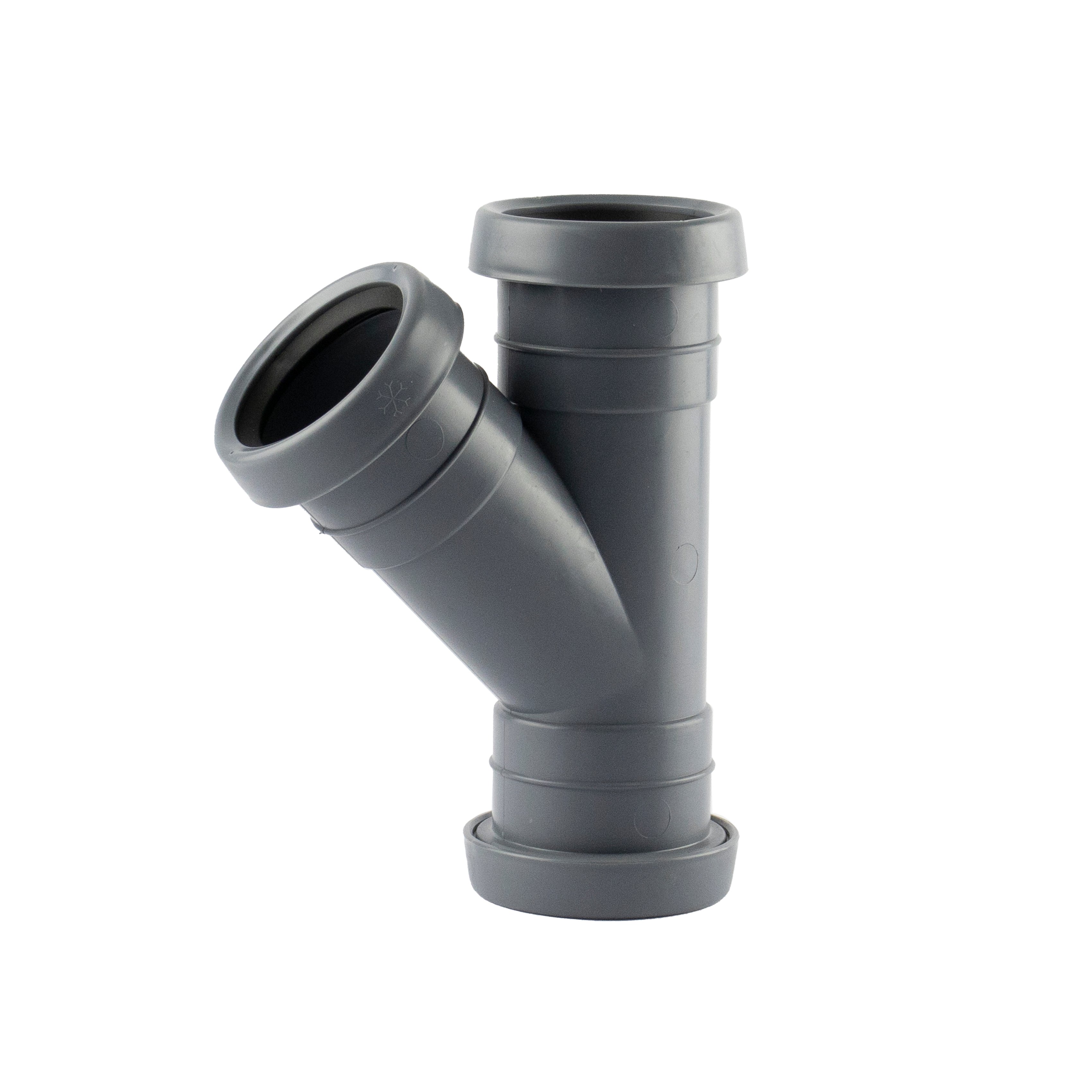 1 - Kiinteistöviemäröinti Muhvihaara VOTEC PP 50/50 45° Harmaa