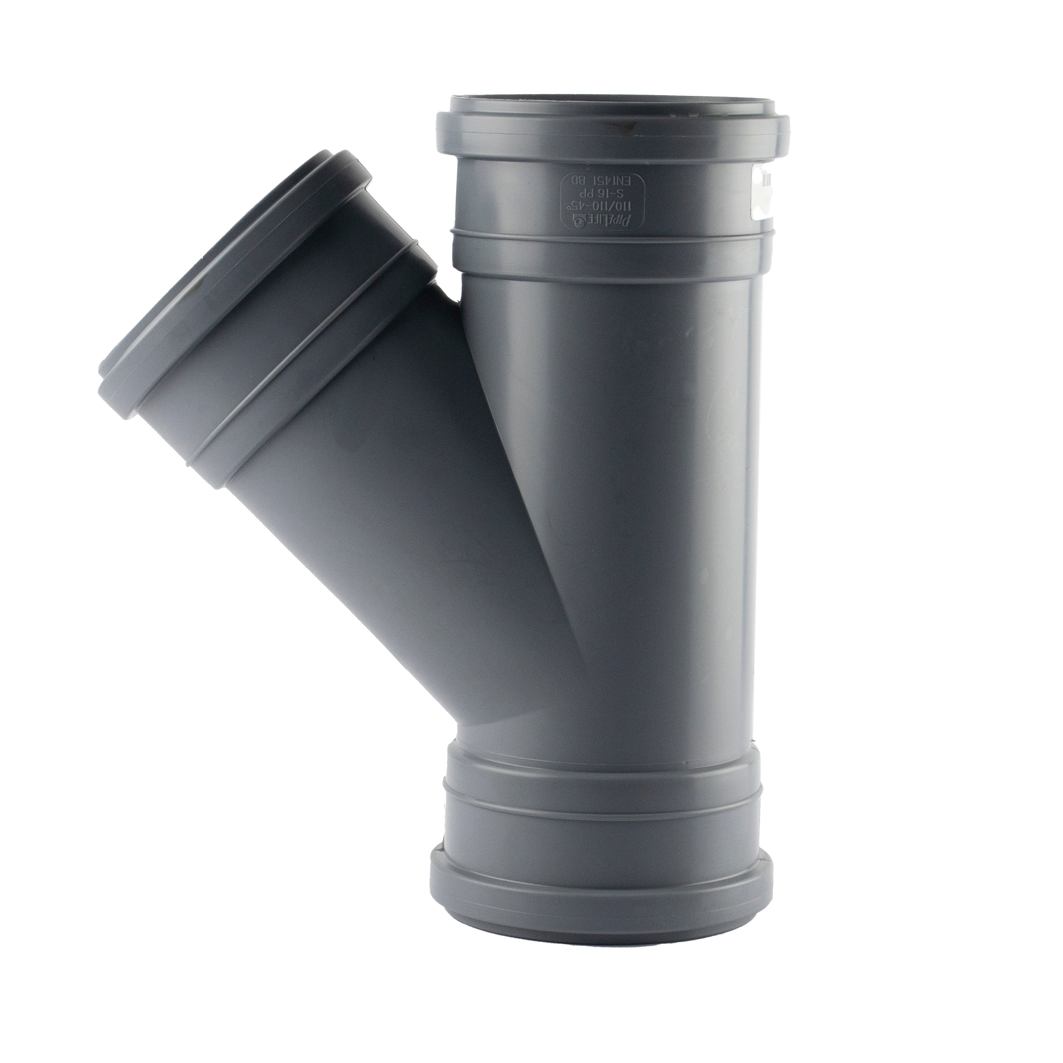 1 - Kiinteistöviemäröinti Muhvihaara VOTEC PP 110/110/45° harmaa