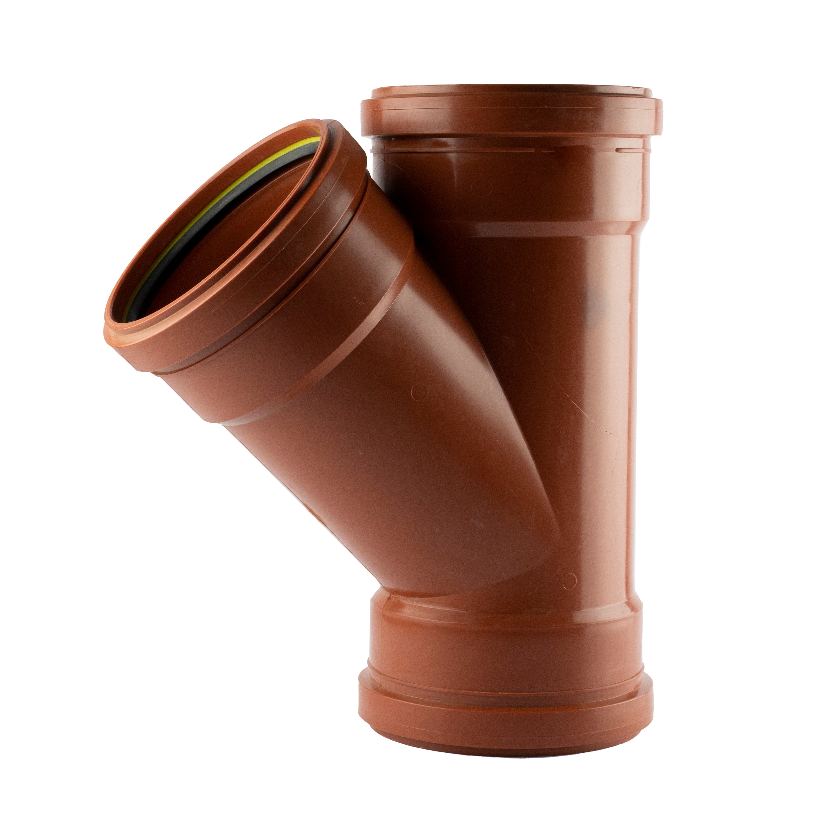 1 - Kiinteistöviemäröinti Muhvihaara VOTEC PP 160-160/45° Ruskea