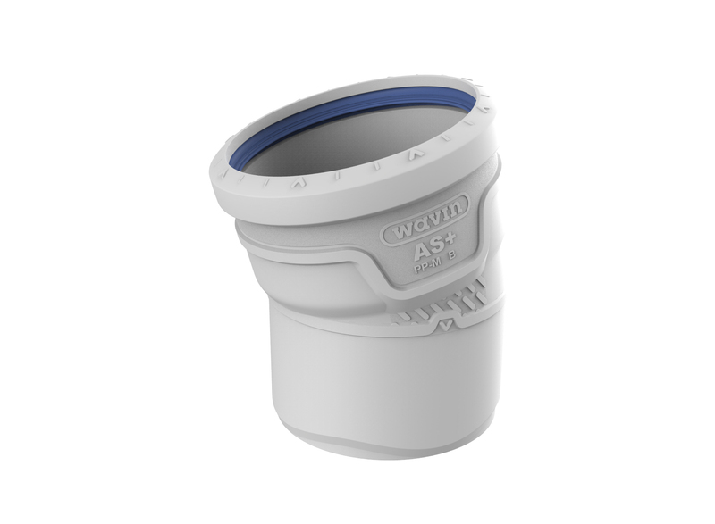 1 - Kiinteistöviemäröinti Kulmayhde Wavin AS+ dB PP 110x15°