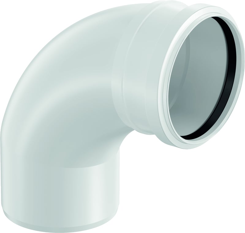 1 - Kiinteistöviemäröinti Kulmayhde Uponor Decibel PP 160mm 88,5°