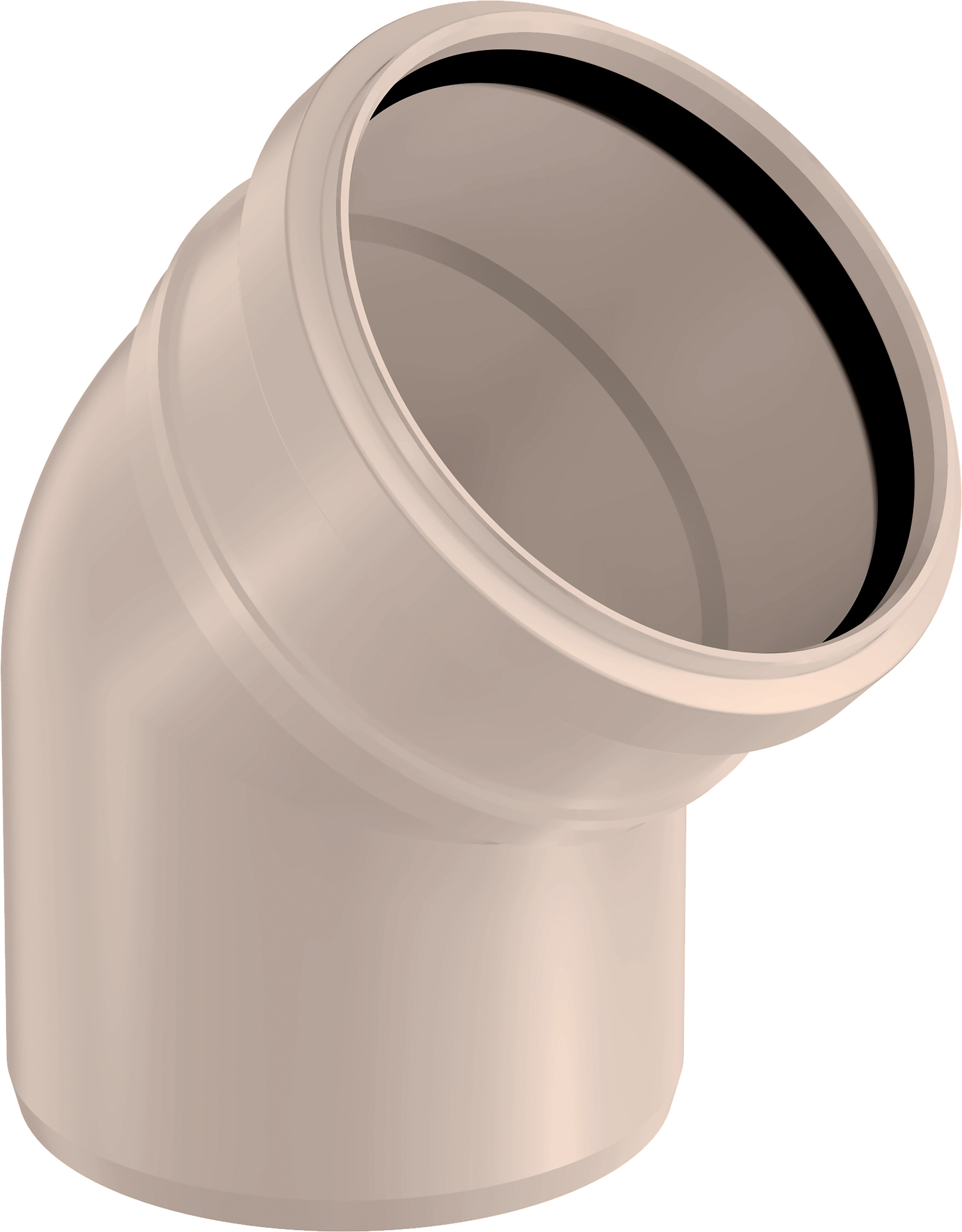 1 - Kiinteistöviemäröinti Kulmayhde Uponor Decibel RDS 110 45° PP