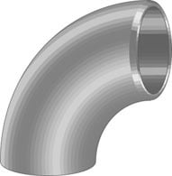 Putkenosat Käyrä 90° 168.3x4.5mm DN150 saumaton teräs