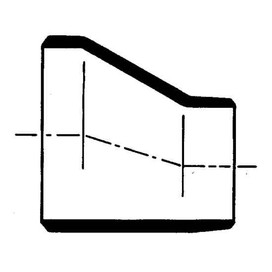 1 - Putkenosat Supistus epäkesk. 33.7x2.6-26.9x2.3 mm P235GH