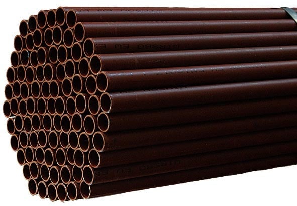 Teräsputket Teräsputki hits. 168.3x4.0 L=6m punainen