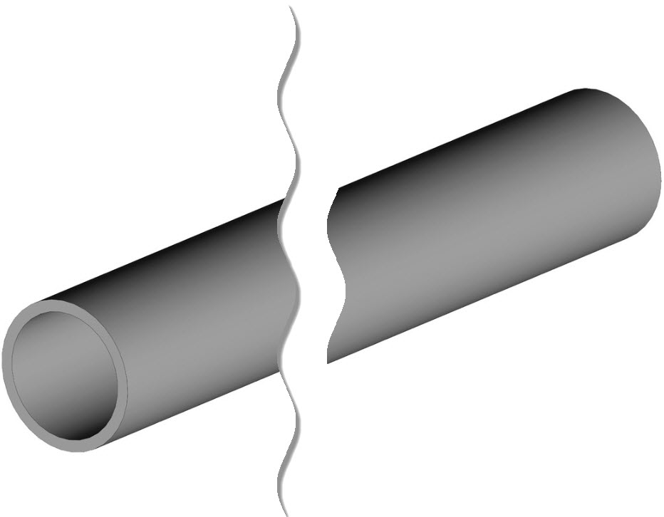 1 - Teräsputket Kierreputki Onninen 13.5mm (1/4") maalattu S195T musta