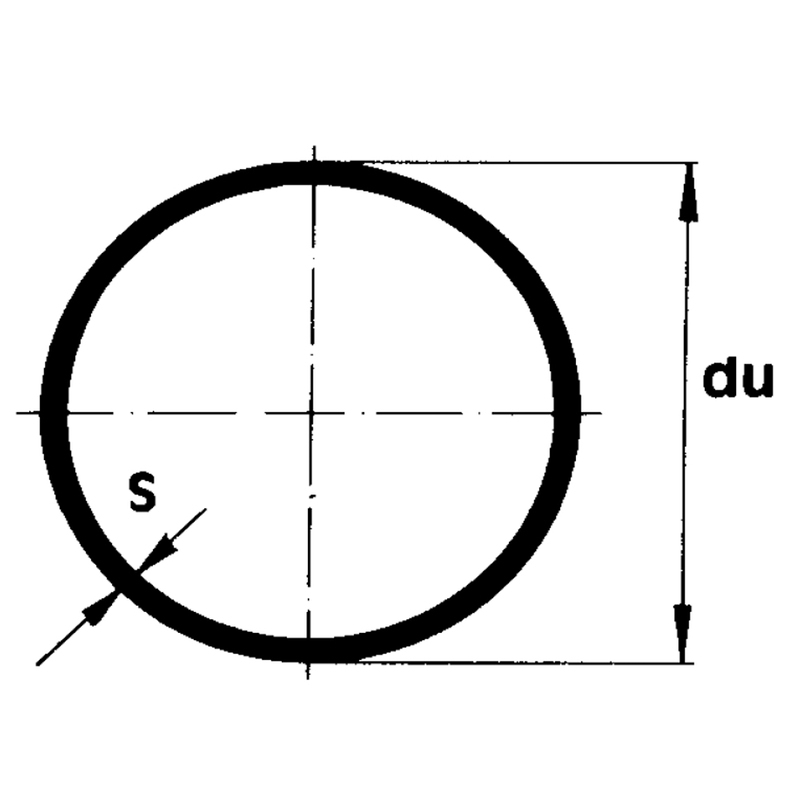 1 - Teräsputket Kierreputki 48.3x3.2mm maalattu 6m musta