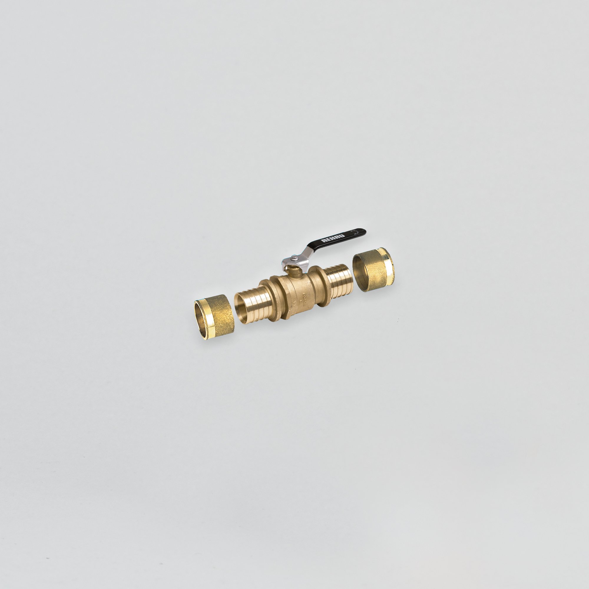Venttiilit Pex-liukuholkkiliitin palloventtiili 32-32 PN6 RauHeat