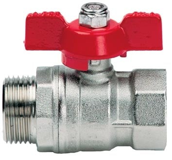 Venttiilit Palloventtiili KOKA MATRIC 1/4" SK/UK MS niklattu