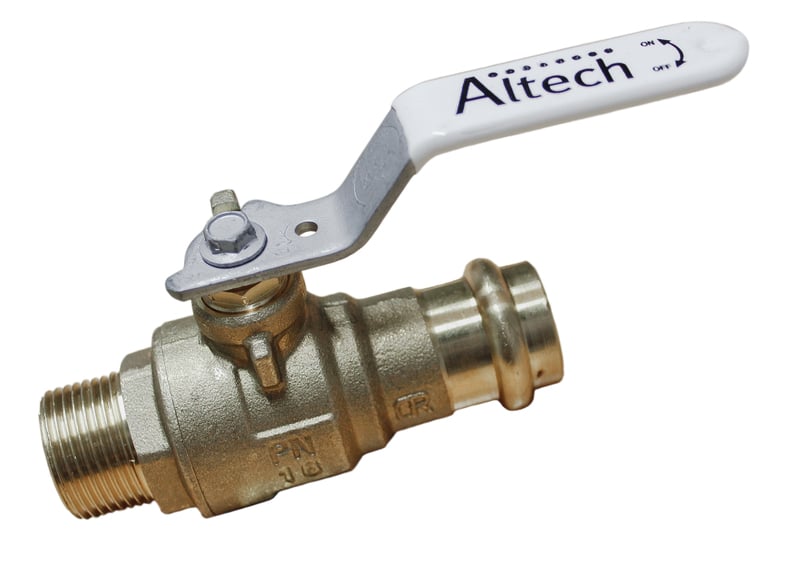 Venttiilit Palloventtiili Altech puristus M/V 35x1 1/4" UK MS