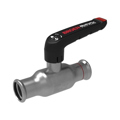 Venttiilit Palloventtiili puristus BROEN Full Flow 22mm DN20 matala Zn
