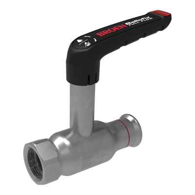 Venttiilit Palloventtiili BROEN Full Flow 18x3/4" SK DN15 korkea Zn