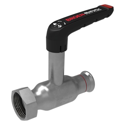 Venttiilit Palloventtiili 54mm DN50 Zn korkea BROEN Full Flow