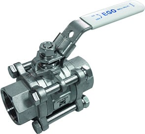 Venttiilit Palloventtiili EGO 3-os. HST DN40 PN63 kierre