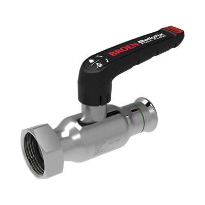 Venttiilit Palloventtiili puristus BROEN 54x2 1/4" DN50 HST matala