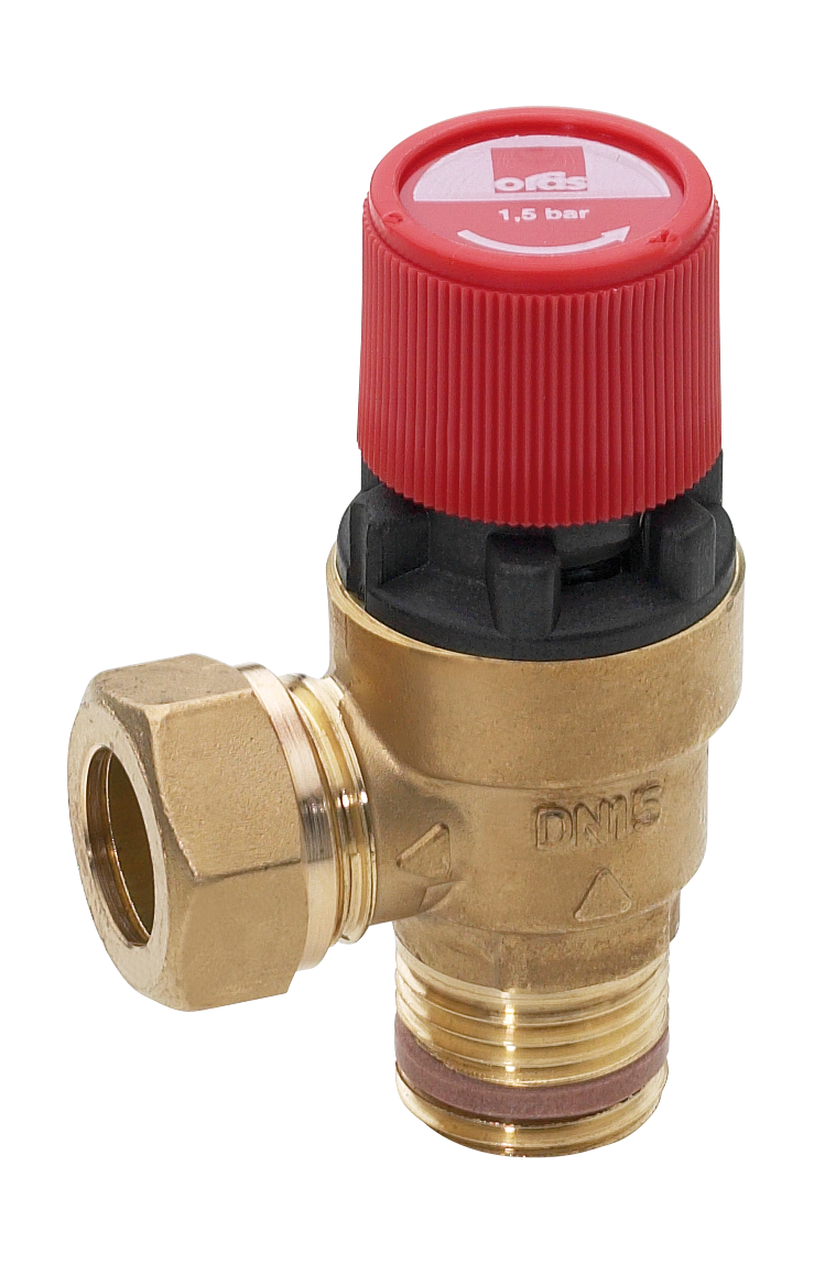 Venttiilit Varoventtiili Oras DN15 1.5 bar