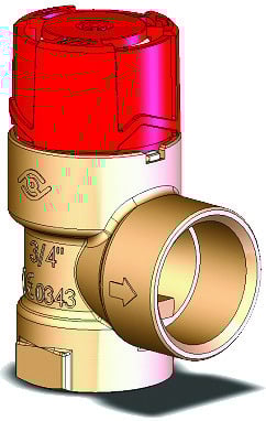 Venttiilit Varoventtiili Altech MS DN20 2,5bar