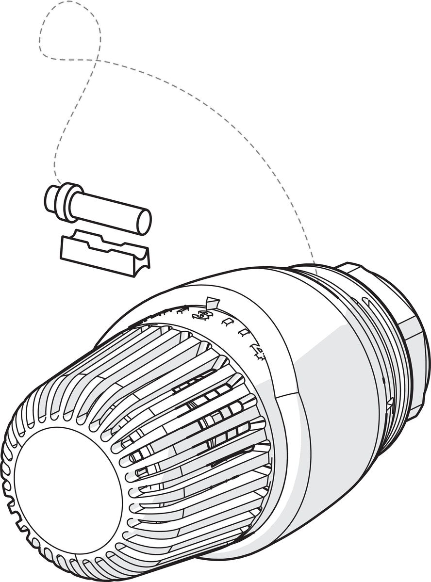 Venttiilit Oras Stabila Irtoanturi 1000mm 25-38°C