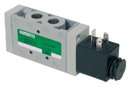 Venttiilit Magneettiventtiili ASCO 5/2 1/4" 24VDC 124x42x23mm
