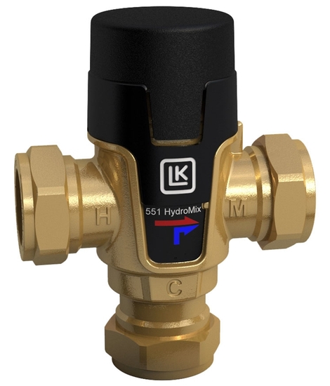 1 - Venttiilit Sekoitusventtiili LK 551 HydroMix 28mm 35-65°C MS