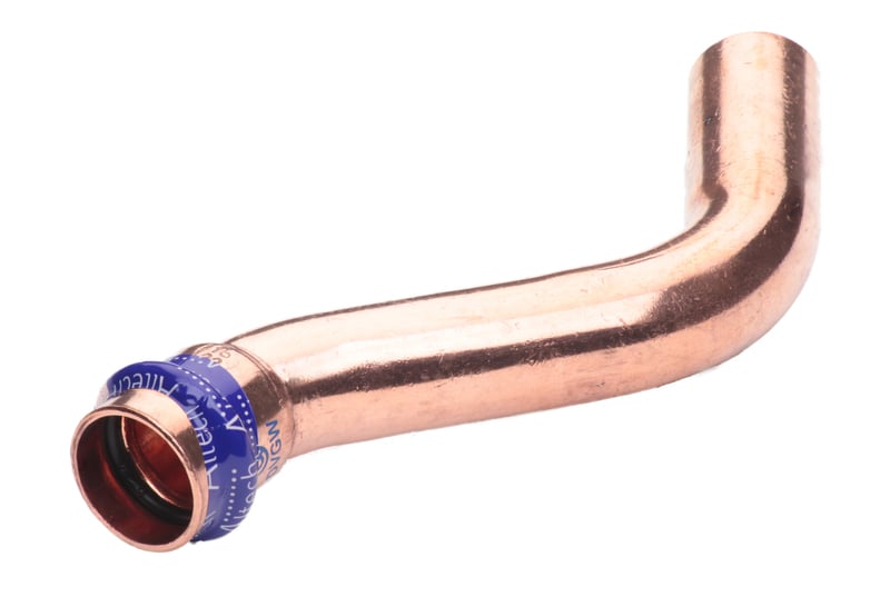 Putkiliittimet Puristusylimennokäyrä 90° Altech 12mm CU m/p