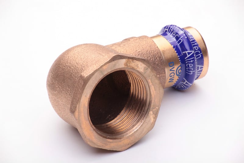 Putkiliittimet Puristuskulma ALTECH 22mm x 3/4" SK 90° BRZ