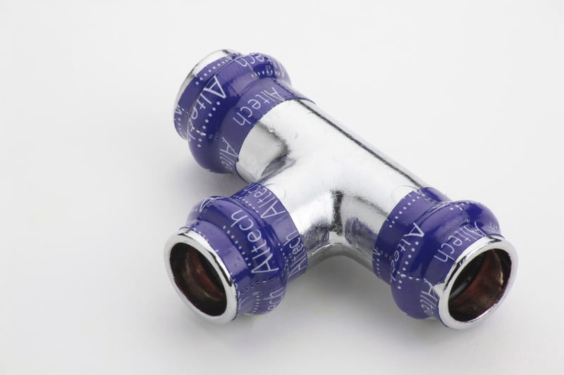 Putkiliittimet Puristus T-haara Altech 12mm kromi