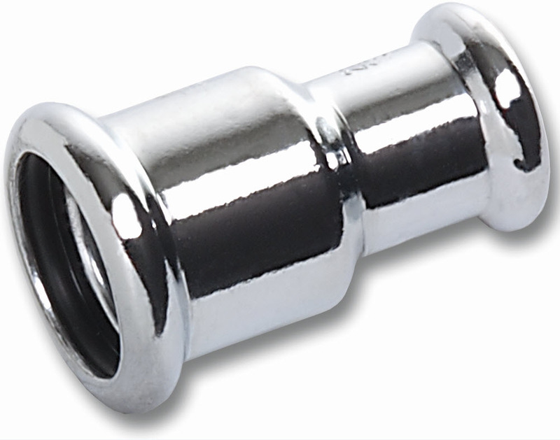 Putkiliittimet Puristus supistusmuhvi Altech 18x15mm Kromi