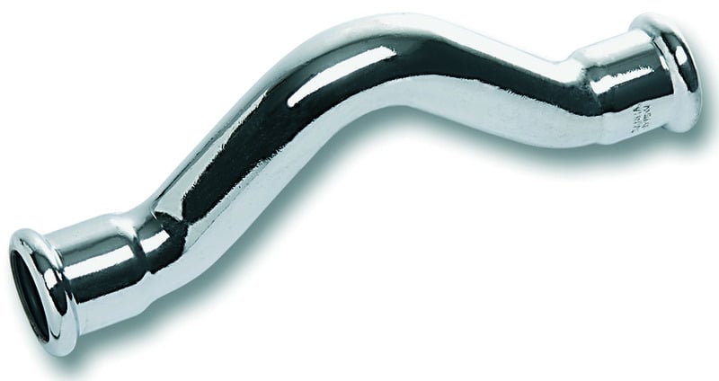 Putkiliittimet Puristuskulma Altech M-press 12mm kromattu muhvi-pur
