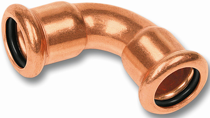 Putkiliittimet Puristuskäyrä Altech M-press 90° 54mm m-m
