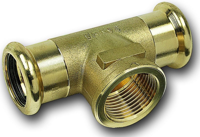 Putkiliittimet Puristus T-haara Altech 15x1/2"SKx15 CU