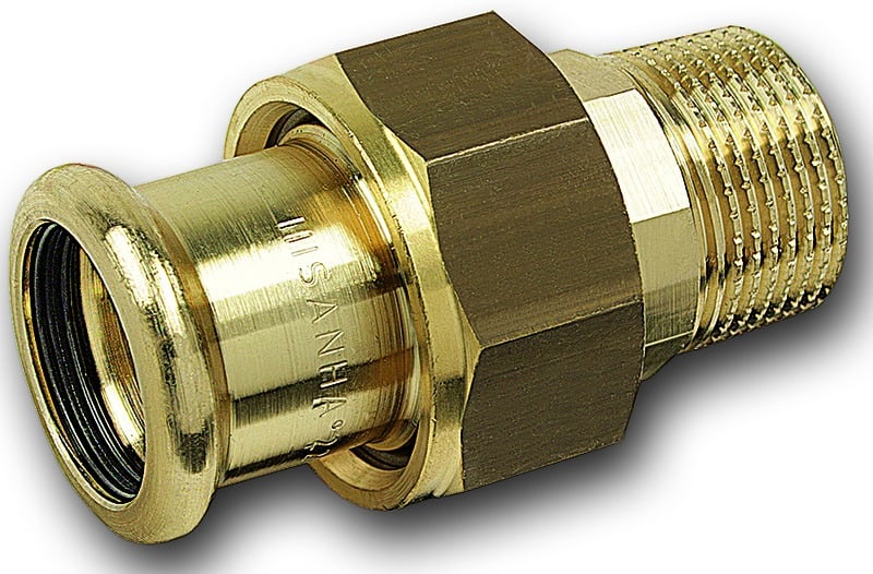 Putkiliittimet Puristusyhdistäjä ALTECH 54mm x R2" UK suora