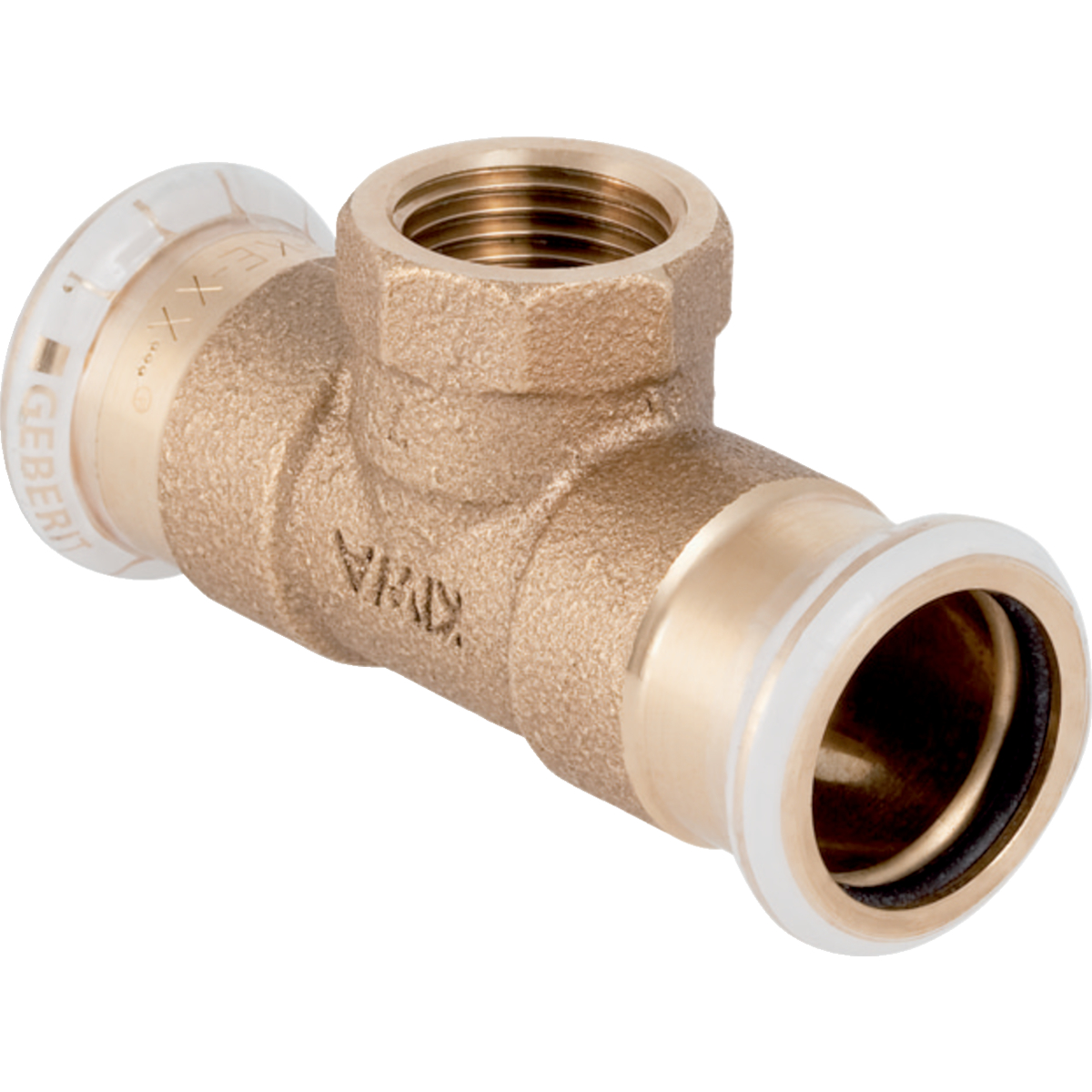 Putkiliittimet Puristus T-haara Geberit Mapress Cu 18-1/2"-18 Sk