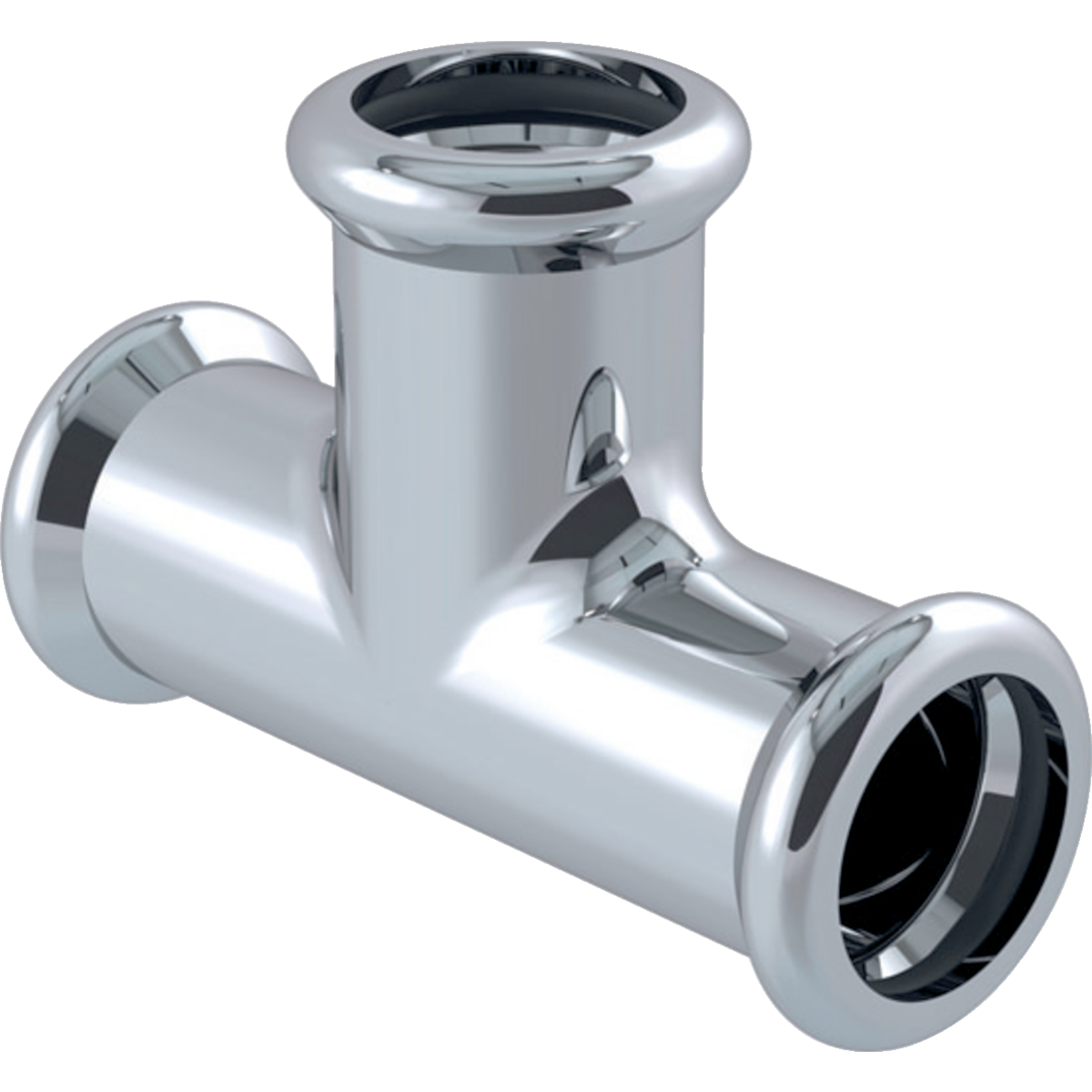 Putkiliittimet Puristus T-haara Geberit Mapress kromattu Cu 12mm