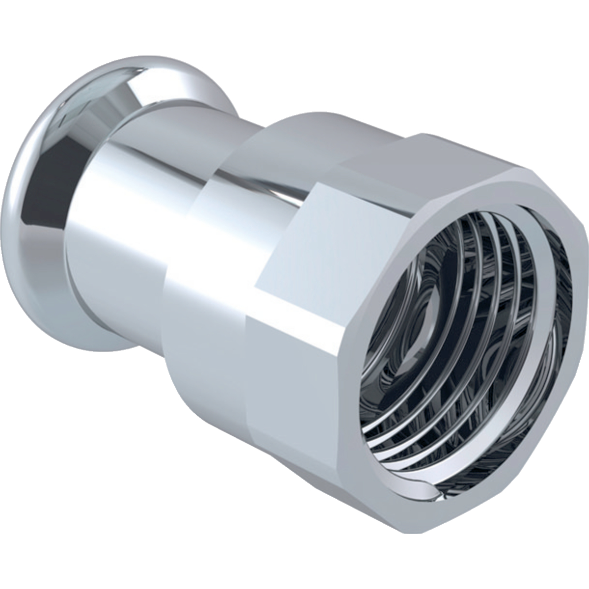 Putkiliittimet Liitinmuhvi sk Geberit Mapress kromattu 12mm-1/2"2"2"2"2"2"2"2"2"