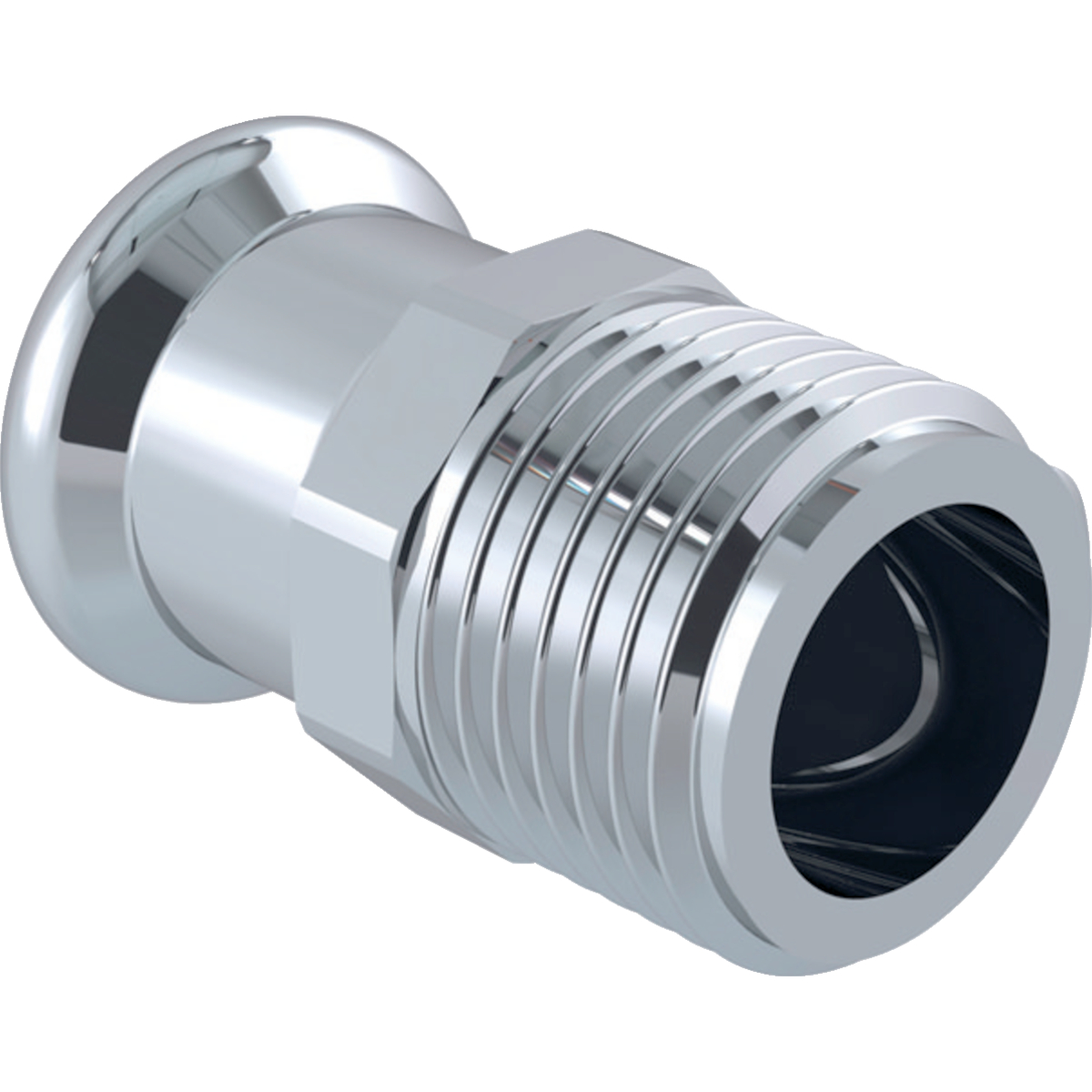 Putkiliittimet Puristusmuhvi ulkokierre Geberit Mapress kromattu 15mm-3/8"
