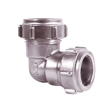 Putkiliittimet Puserruskulmaliitin Conex 12mm kromattu
