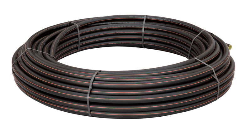 Käyttövesi- ja lämpöjohtoputket Paineputki PE100 63x3.8 PN10 SDR17 musta/ruskea 100m
