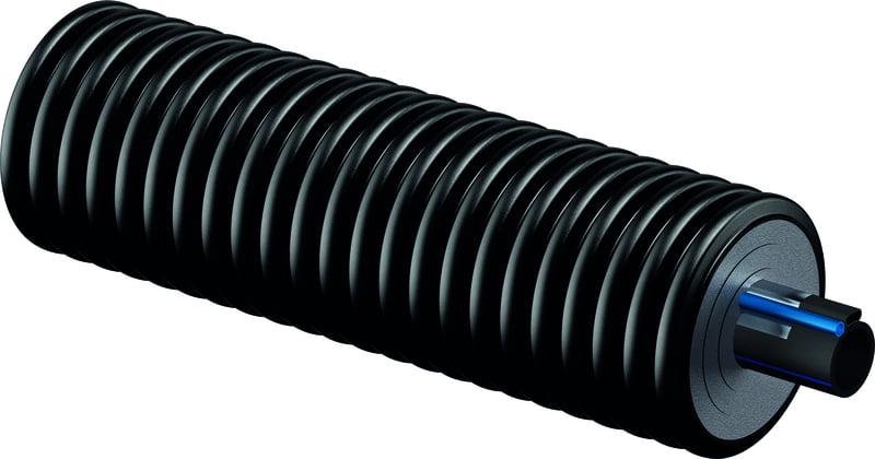 Käyttövesi- ja lämpöjohtoputket Supra Plus 25x2,3/68 PE 10W/m 150m