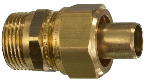Käyttövesi- ja lämpöjohtoputket Puserrusliitin suora IMI FPL-PX R1x18x2.5mm