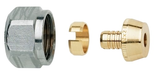 Käyttövesi- ja lämpöjohtoputket Pex-liitinsarja IMI FPL-PX M22x1,5-15x2,5mm